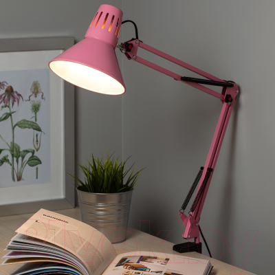 Настольная лампа ЭРА N-121-E27-40W-P / Б0052761 (розовый)