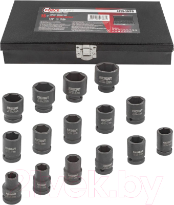 Набор головок слесарных ForceKraft FK-4159-5MPB - фото