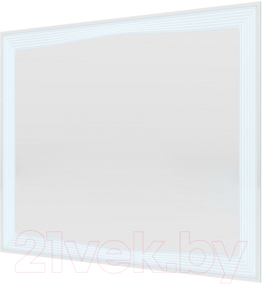 Зеркало Пекам Lines 80x60 / lines-80x60dp (с подсветкой, с сенсором на взмах руки, подогревом) - фото