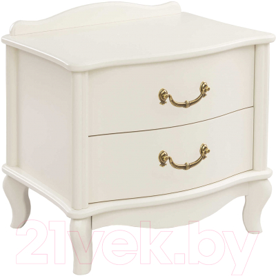 Прикроватная тумба Импэкс Джульетта 2 ящика (молочный дуб)