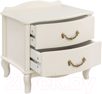 Прикроватная тумба Импэкс Джульетта 2 ящика (молочный дуб)