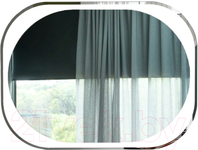 Зеркало Пекам Anna 80x60 / anna-80x60B (с подсветкой, с бесконтактным сенсором) - фото