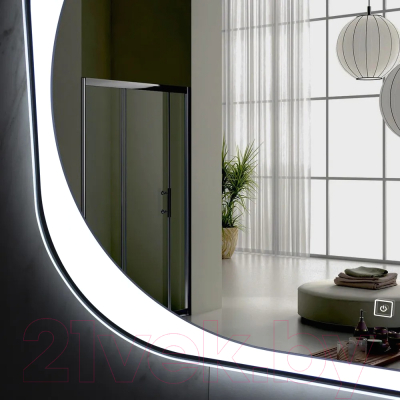 Зеркало Пекам Anna 80x60 / anna-80x60B (с подсветкой, с бесконтактным сенсором)