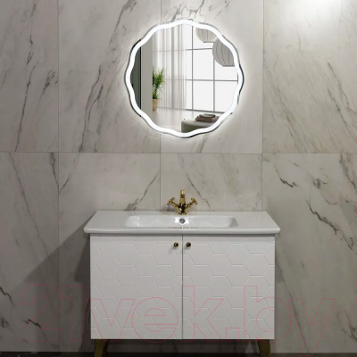 Зеркало Пекам Roma 70x70 / roma-70x70s (с подсветкой, с сенсором на прикосновение)