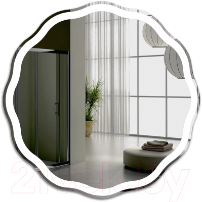 Зеркало Пекам Roma 70x70 / roma-70x70sp (с подсветкой, с сенсором на прикосновение, подогревом) - фото