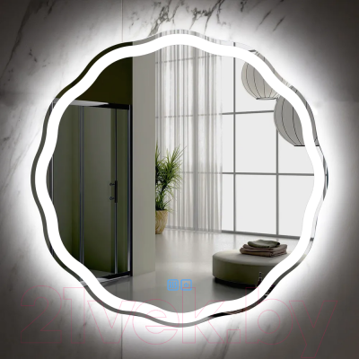 Зеркало Пекам Roma 70x70 / roma-70x70sp (с подсветкой, с сенсором на прикосновение, подогревом)