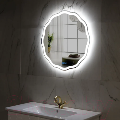 Зеркало Пекам Roma 70x70 / roma-70x70sp (с подсветкой, с сенсором на прикосновение, подогревом)