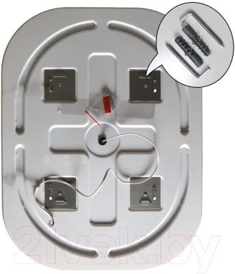 Зеркало Пекам Anna 60x80 / anna-60x80spcl (подсветка, двойной сенсор на прикосновение, подогрев, часы)