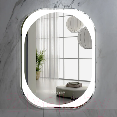 Зеркало Пекам Anna 60x80 / anna-60x80spcl (подсветка, двойной сенсор на прикосновение, подогрев, часы)