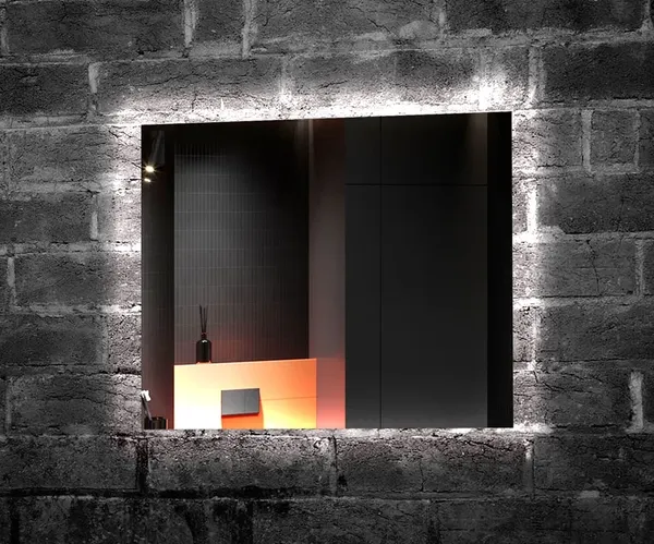 Зеркало Пекам Greta Fly 140x80 / GretaFly-140x80spcl