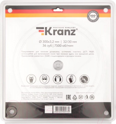Пильный диск Kranz KR-92-0132