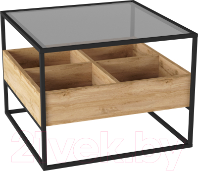 Журнальный столик Калифорния мебель Кассо (дуб вотан) - фото