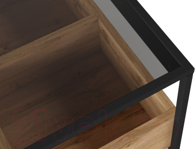 Журнальный столик Калифорния мебель Кассо (дуб вотан)