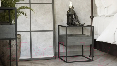 Прикроватная тумба Калифорния мебель Кассо (интра)