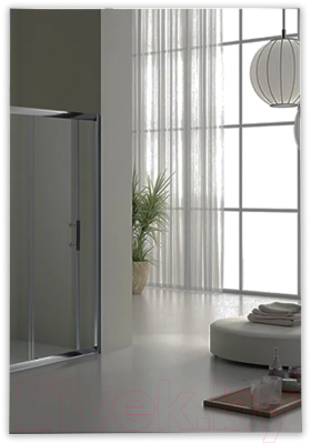 Зеркало Пекам Greta Fly 80x140 / GretaFly-80x140scl (с подсветкой, с сенсором на прикосновение, часами) - фото