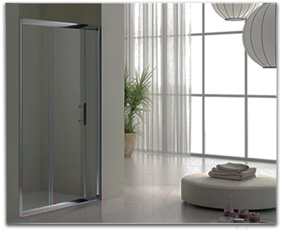 Зеркало Пекам Greta Fly 110x80 / GretaFly-110x80 (с подсветкой, с механической клавишей) - фото