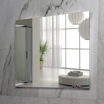 Зеркало Пекам Greta Fly 110x80 / GretaFly-110x80 (с подсветкой, с механической клавишей)