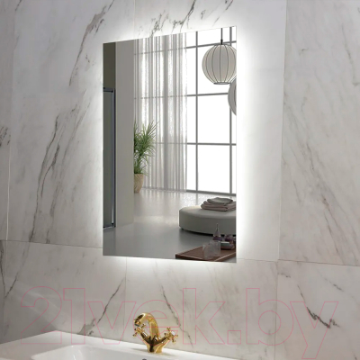 Зеркало Пекам Greta Fly 80x110 / GretaFly-80x110 (с подсветкой, с механической клавишей)