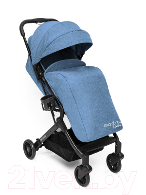 Детская прогулочная коляска Amarobaby Voyager / AB22-10VOYAGER/20 (синий)