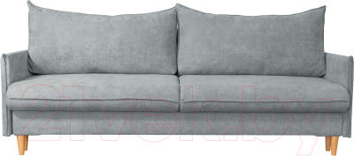 Диван Mio Tesoro Ванкувер 3ПЗм (Santos Light Grey) - фото