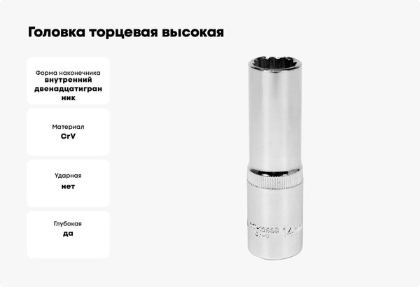 Головка слесарная Yato YT-12936