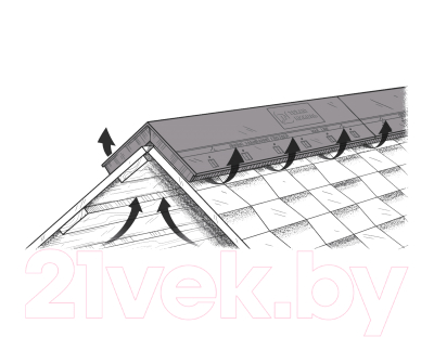 Аэратор коньковый Технониколь 076219