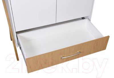 Шкаф Polini Kids Porto 3100 / 0002573.163 (белый/дуб каменный)