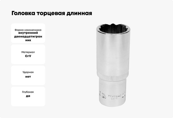 Головка слесарная Yato YT-12945