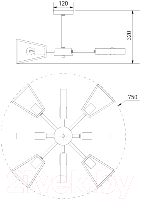 Люстра Евросвет Klark 70056/8