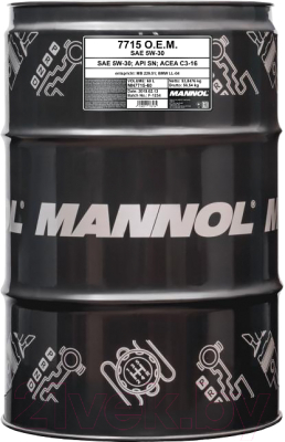 Моторное масло Mannol OEM 5W30 SN/SM/CF / MN7715-60 - фото