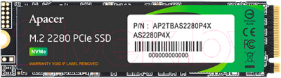 SSD диск Apacer 512GB (AP512GAS2280P4X-1) - фото