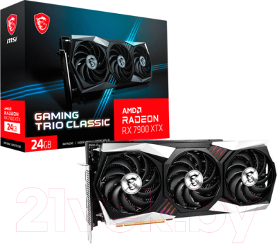 Видеокарта MSI Radeon RX 7900 XTX Gaming Trio Classic 24G