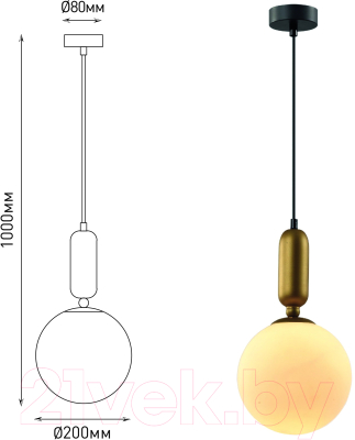 Потолочный светильник Rivoli Agnes 4106-201 / Б0057922