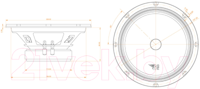Среднечастотная АС DL Audio Gryphon Pro 200