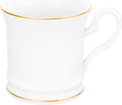 Набор кружек Elan Gallery Белая с золотом / 420487_2 - фото
