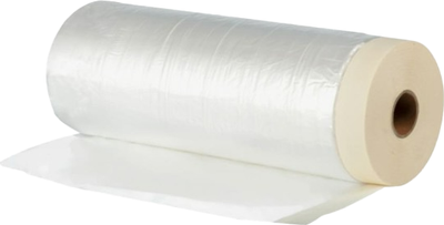 Пленка строительная Unibob С малярной лентой 0.55x33м / 38221 - фото