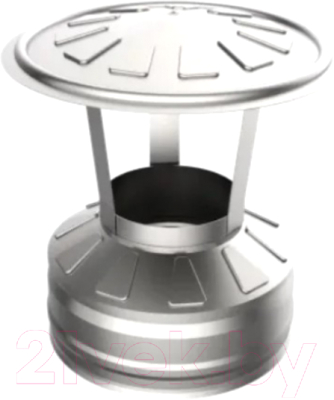 Колпак для дымохода UMKPRO 180х260 AISI 439/439 0.5мм/0.5мм (К) тип-2 - фото