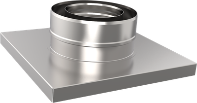 Переходник для дымохода UMKPRO 380х380 115х200 AISI 439/1мм (К) - фото