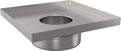 Переходник для дымохода UMKPRO 380х380 115х200 AISI 439/1мм (К)