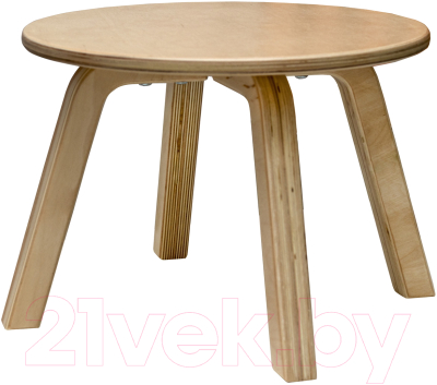 Табурет детский Millwood D33.6x25.5 (береза) - фото