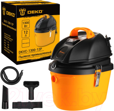 Профессиональный пылесос Deko DKVC-1300-12P / 015-0035