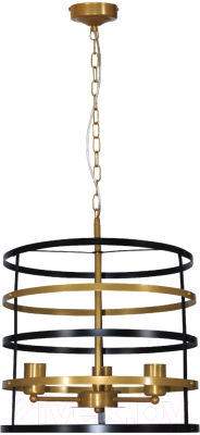 Люстра Элетех Абелла 231 НСБ 01-3х60-167 Е27 / 1005405102 (черный/золото) - фото