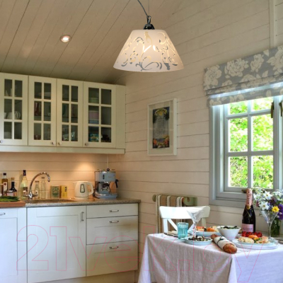 Потолочный светильник Элетех Азазель НСБ 72-60 М55 / 1005251543 (белый матовый)