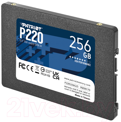 SSD диск Patriot P220 256GB (P220S256G25)