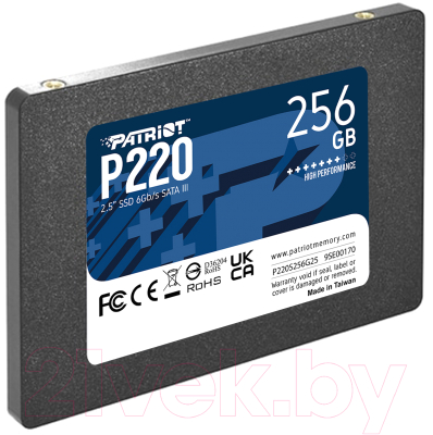 SSD диск Patriot P220 256GB (P220S256G25)