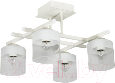 Люстра Элетех Базиль 141 НПБ 01-4х60-124 Е27 / 1005404980 (белый муар) - фото
