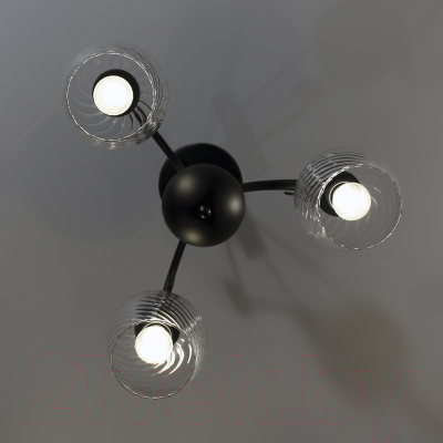 Люстра Элетех Берта 131 НСБ 01-3х60-158 Е27 / 1005404982 (черный муар)