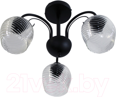 Люстра Элетех Берта 131 НСБ 01-3х60-158 Е27 / 1005404982 (черный муар)