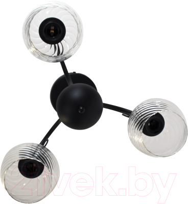 Люстра Элетех Берта 131 НСБ 01-3х60-158 Е27 / 1005404982 (черный муар)