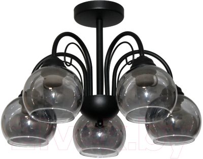 Люстра Элетех Берта 151 НСБ 01-5х60-132 Е27 / 1005404645 (черный муар)